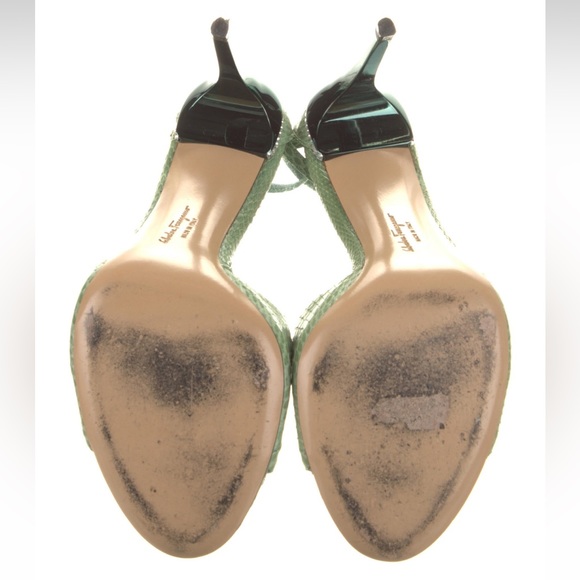 Salvatore Ferragamo Snakeskin
Animal Print Sandals - Picture 3 of 5